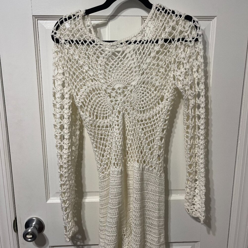 Missguided White Crochet Romper
